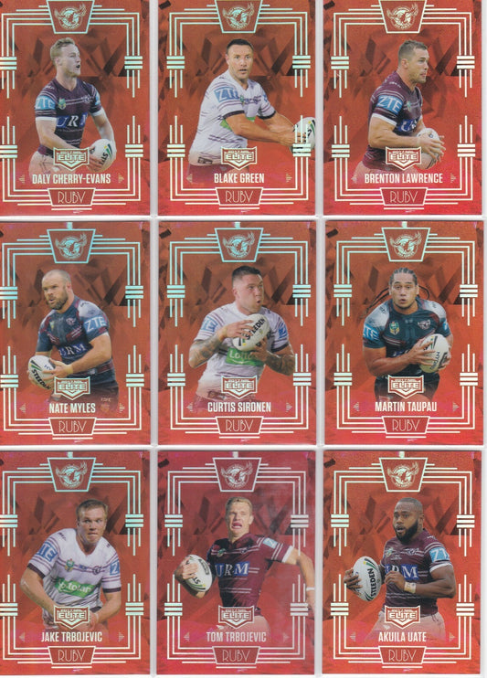 2017 NRL Elite Ruby (Various) Mojo Sets.