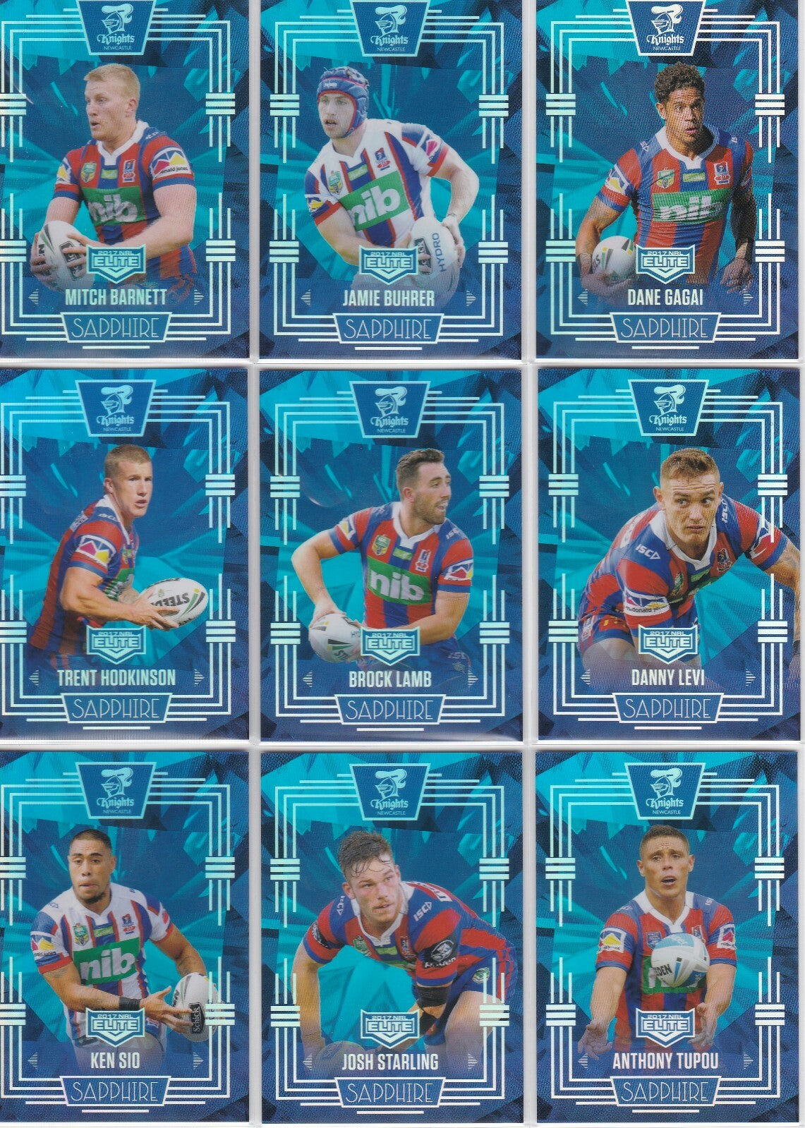 2017 TLA NRL Elite Sapphire Team Sets