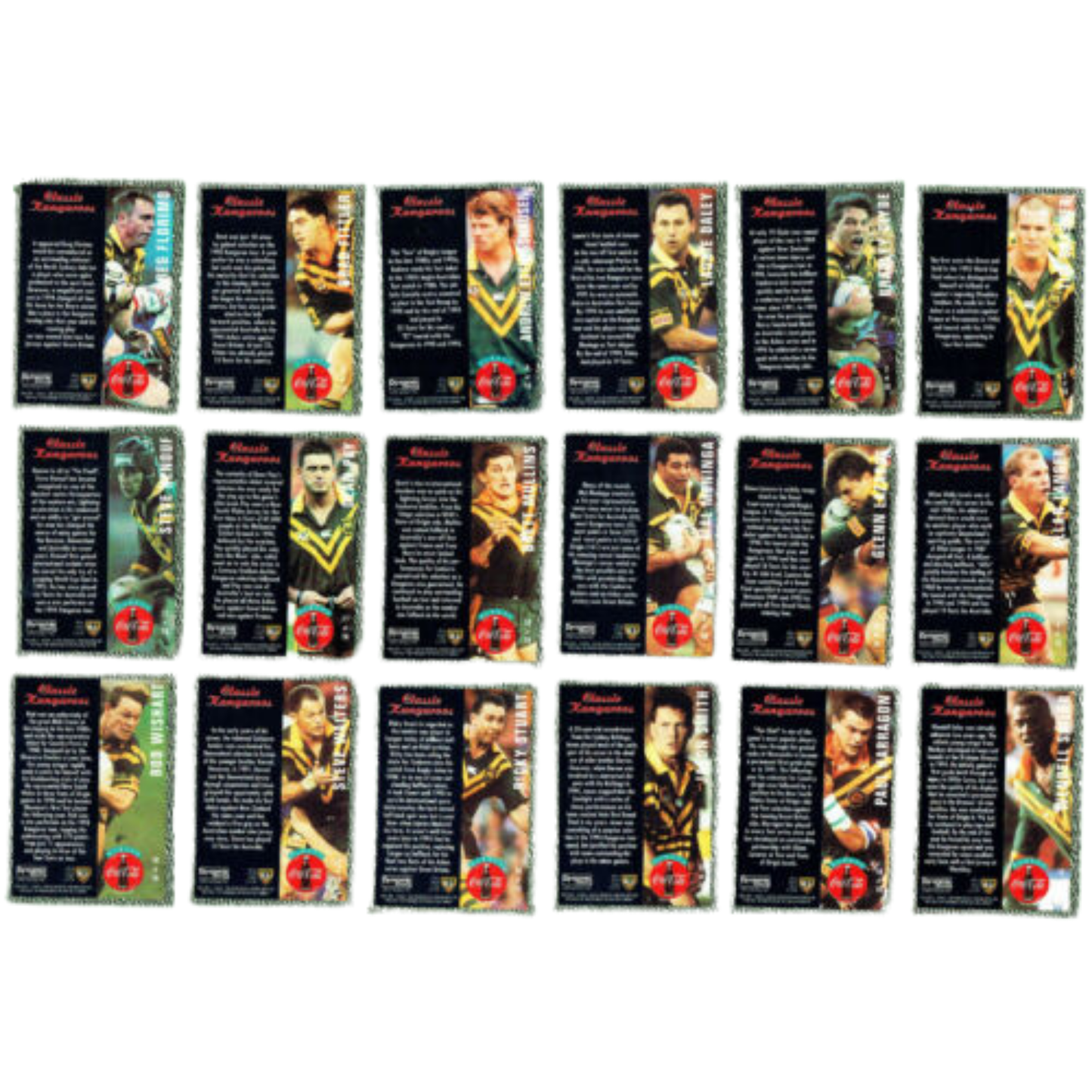 1995 Coca Cola Rugby League Card Set