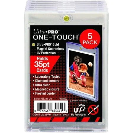 Ultra Pro 35-Point One-Touch Magnetic Trading Card Holder (Pack of 5)