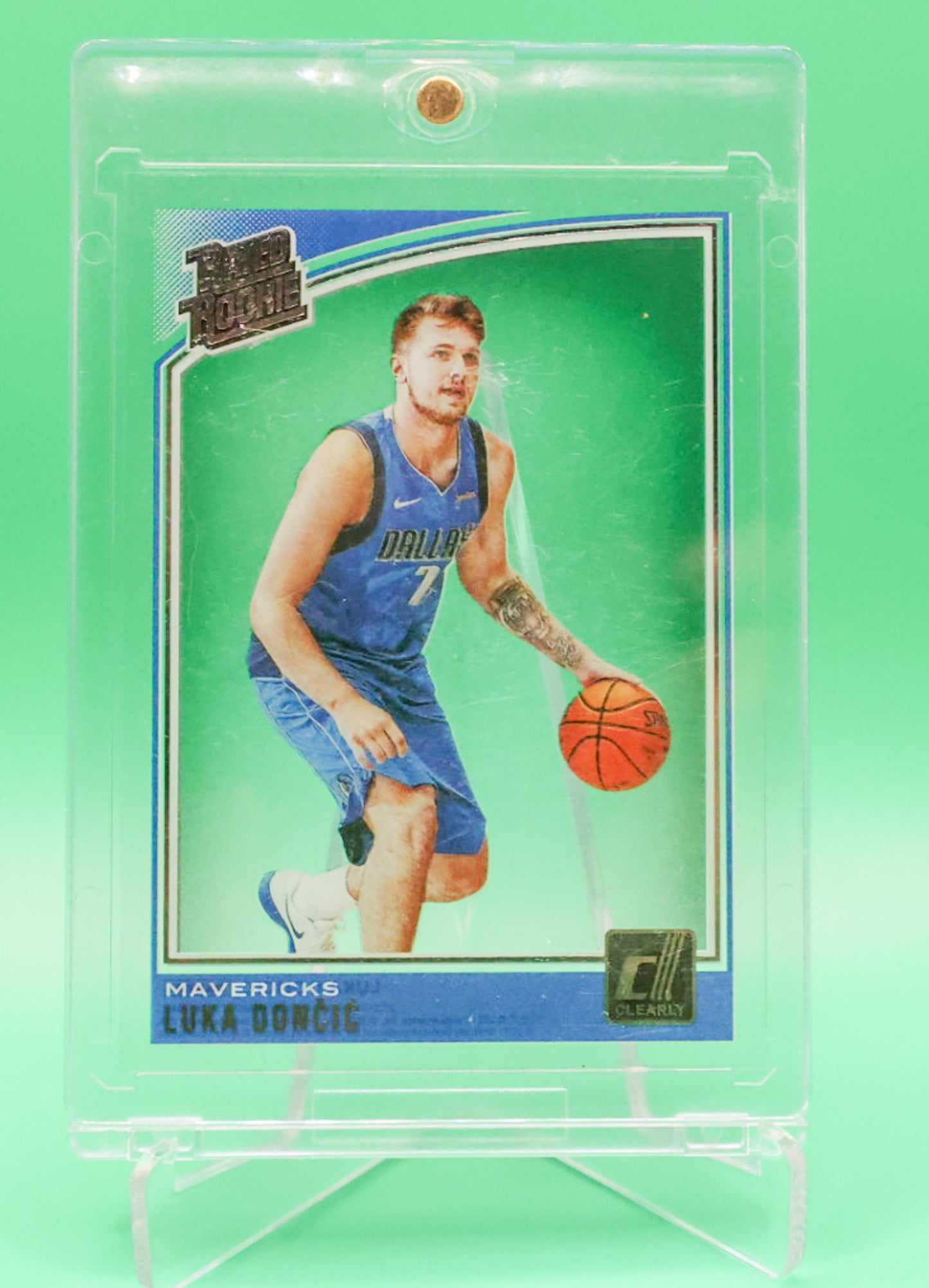 Luka Doncic 2020-21 Panini Clearly Donruss Retro Rated Rookie