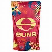 AFL Gold Coast Suns Large Wall Cape Flag, 150 x 90cm