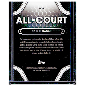 Topps Graphite Rafael Nadal - All Court