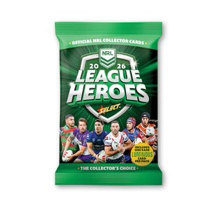 Select 2026 NRL League Heroes Retail Box (36 Packs)