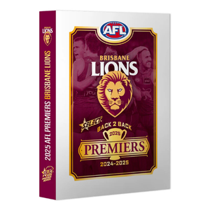 Official AFL Brisbane Lions 2025 Premiers Limited Edition Collector Card Box Set