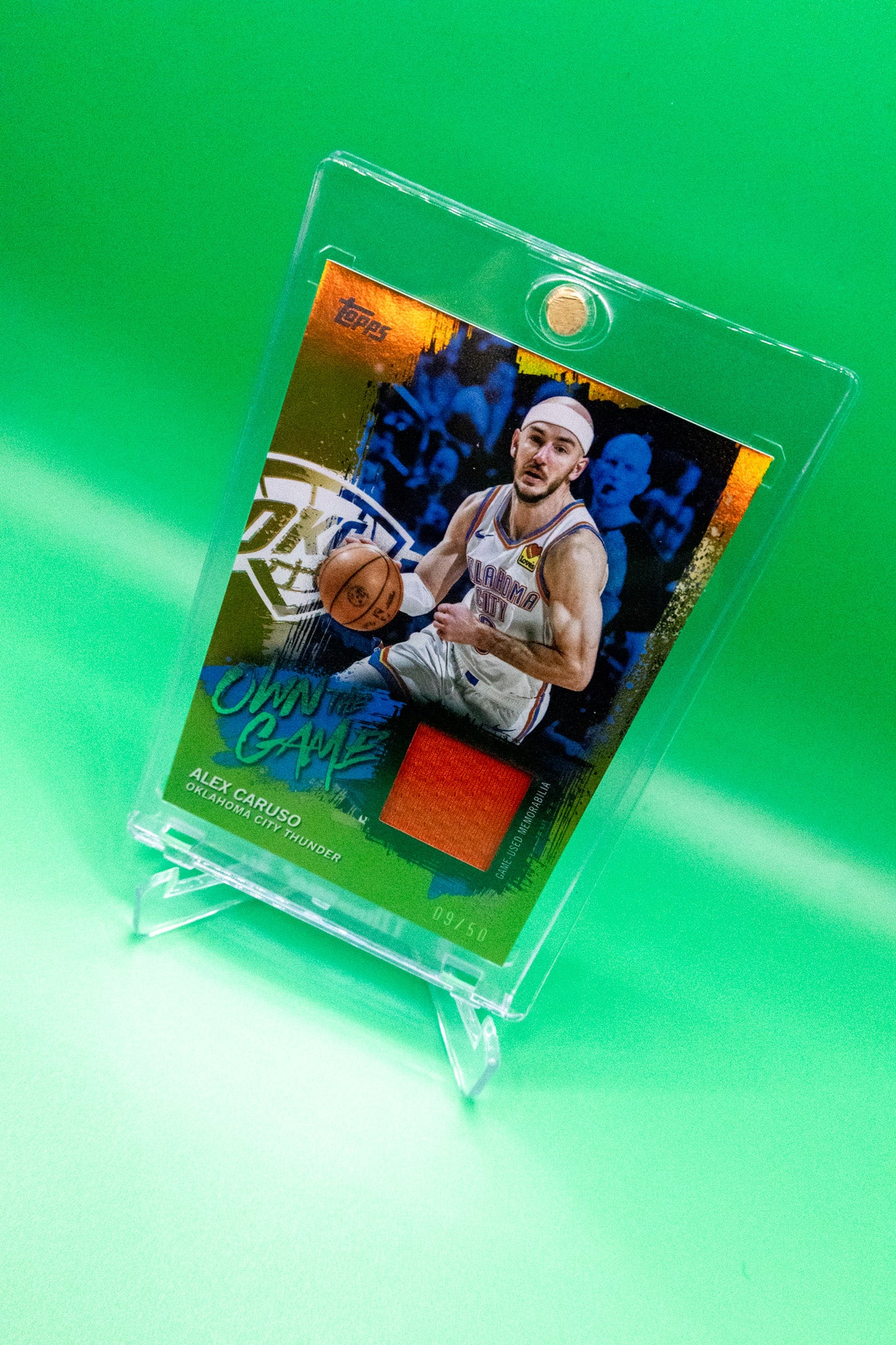 2025 Topps Alex Caruso Own The Game Gold 9/50