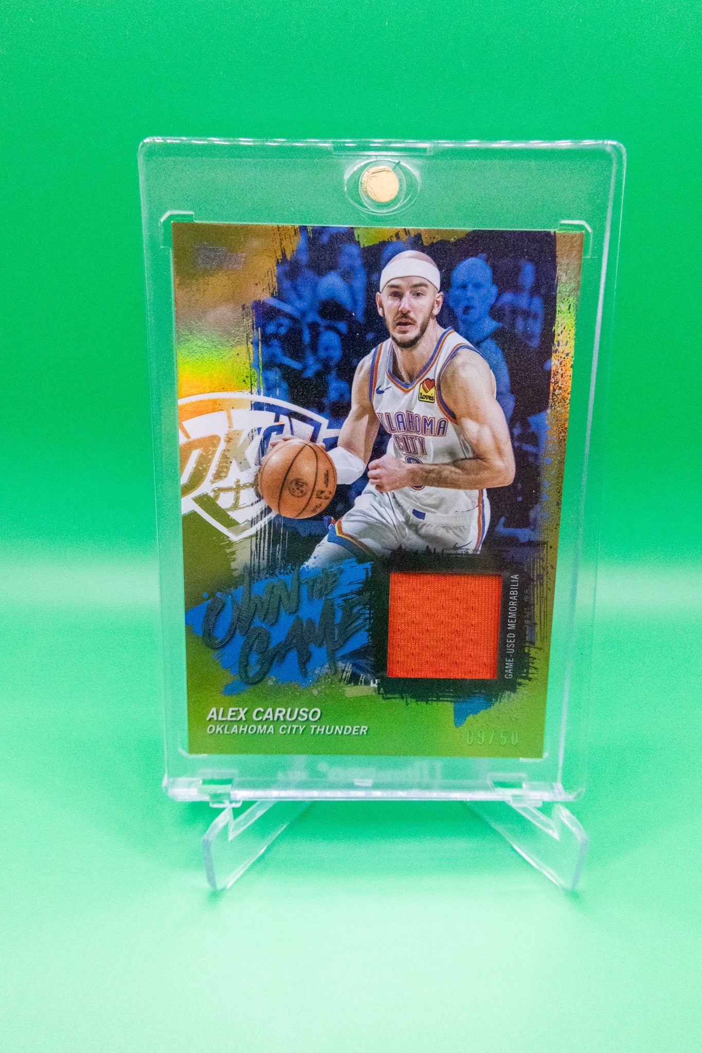 2025 Topps Alex Caruso Own The Game Gold 9/50