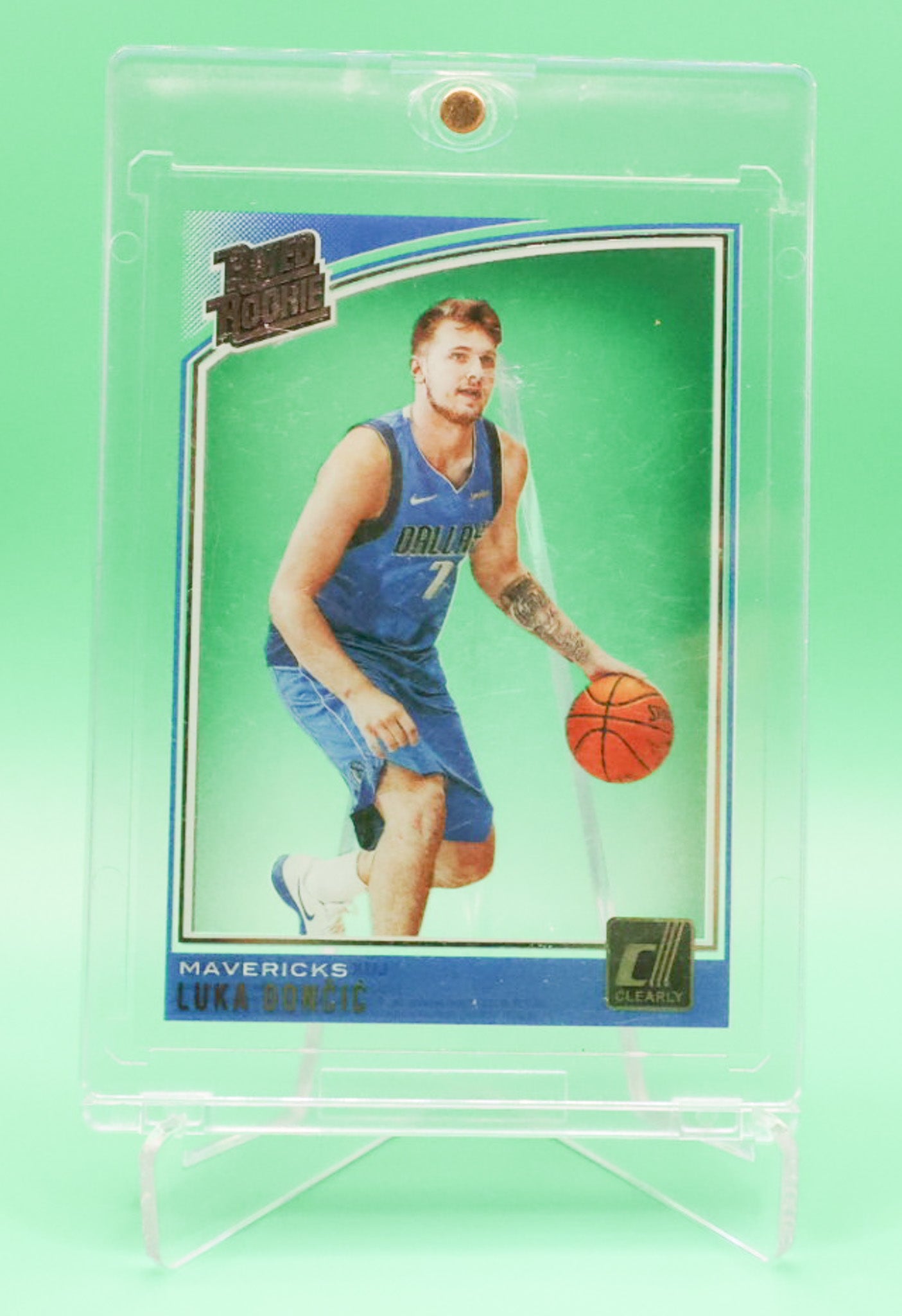 Luka Doncic 2020-21 Panini Clearly Donruss Retro Rated Rookie