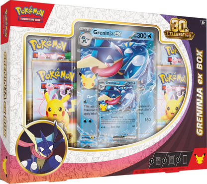 Pokemon TCG: 30th Celebration Sylveon ex Box/ Greninja ex Box