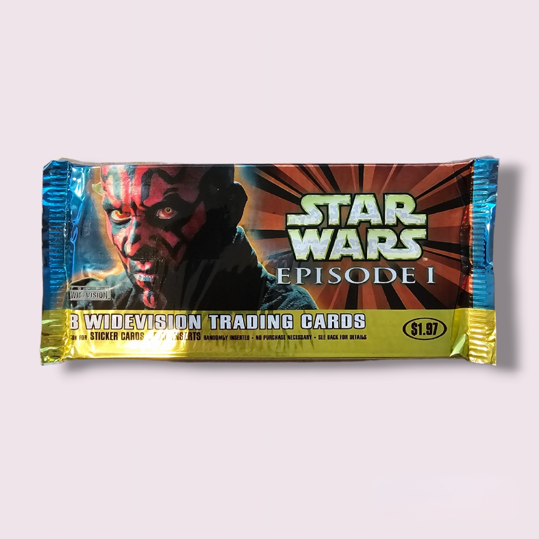 1999 Star Wars Episode 1 Series 2 Widescreen Cards-5Pack Lot