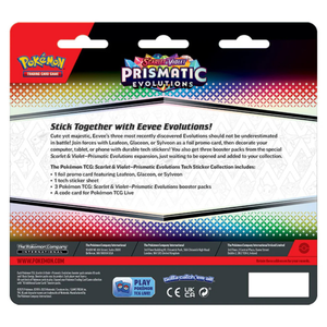 Pokémon - Trading Card Game: Scarlet & Violet - Prismatic Evolutions Tech Sticker Collection