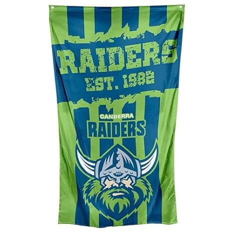 Canberra Raiders Cape Wall Flag