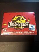 1992 Vintage Topps Jurassic Park Movie Trading Cards Factory Sealed Box 36 Packs