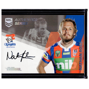 Nathan Ross Authentics Series Autograph Card