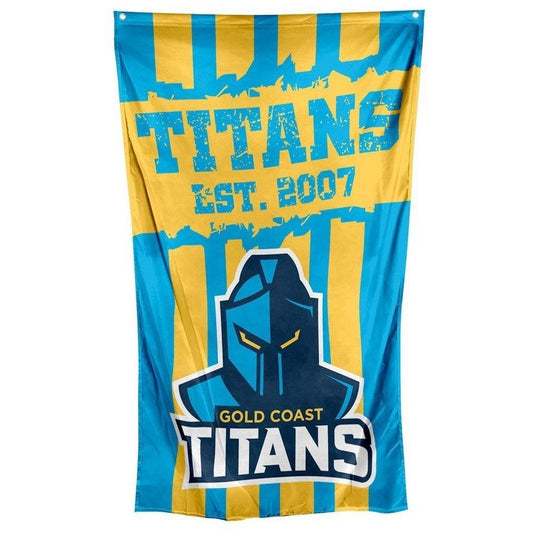 Gold Coast Titans NRL Large Wall Cape Flag