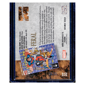 Marvel Upper Deck: Feral - Seismic Gold (#/92)