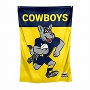 North Queensland Cowboys Supporter Mascot Flag