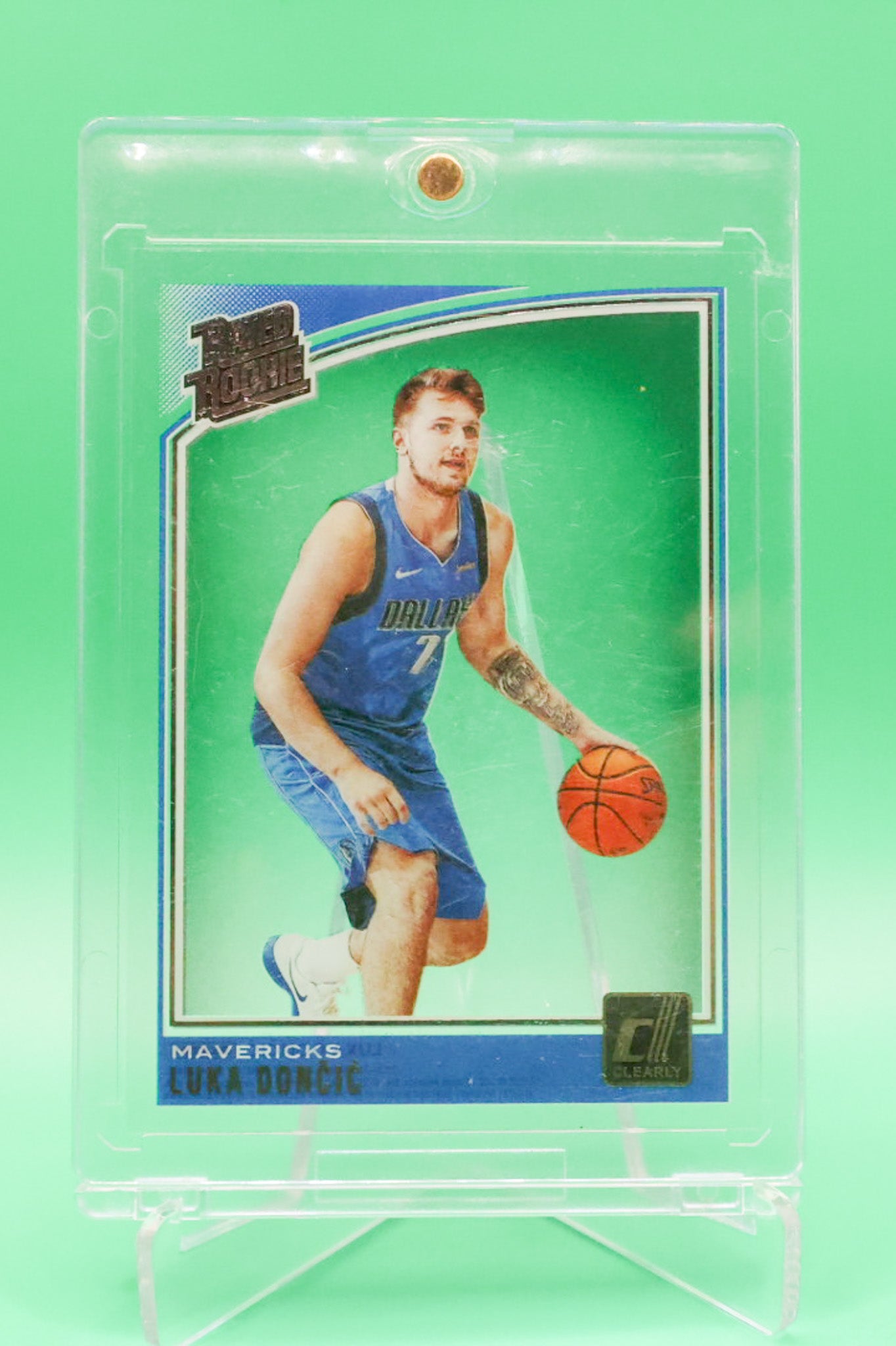 Luka Doncic 2020-21 Panini Clearly Donruss Retro Rated Rookie