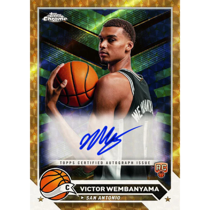 2023-24 Topps Chrome Basketball Trading Card Value Box
