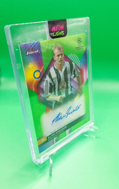 2023/24 Topps Finest UEFA Alan Shearer Autograph 15/99